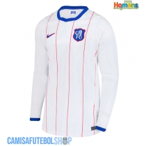 Camisa de time de futebol Chelsea Replicas 2º Equipamento 2026-27 Manga Comprida